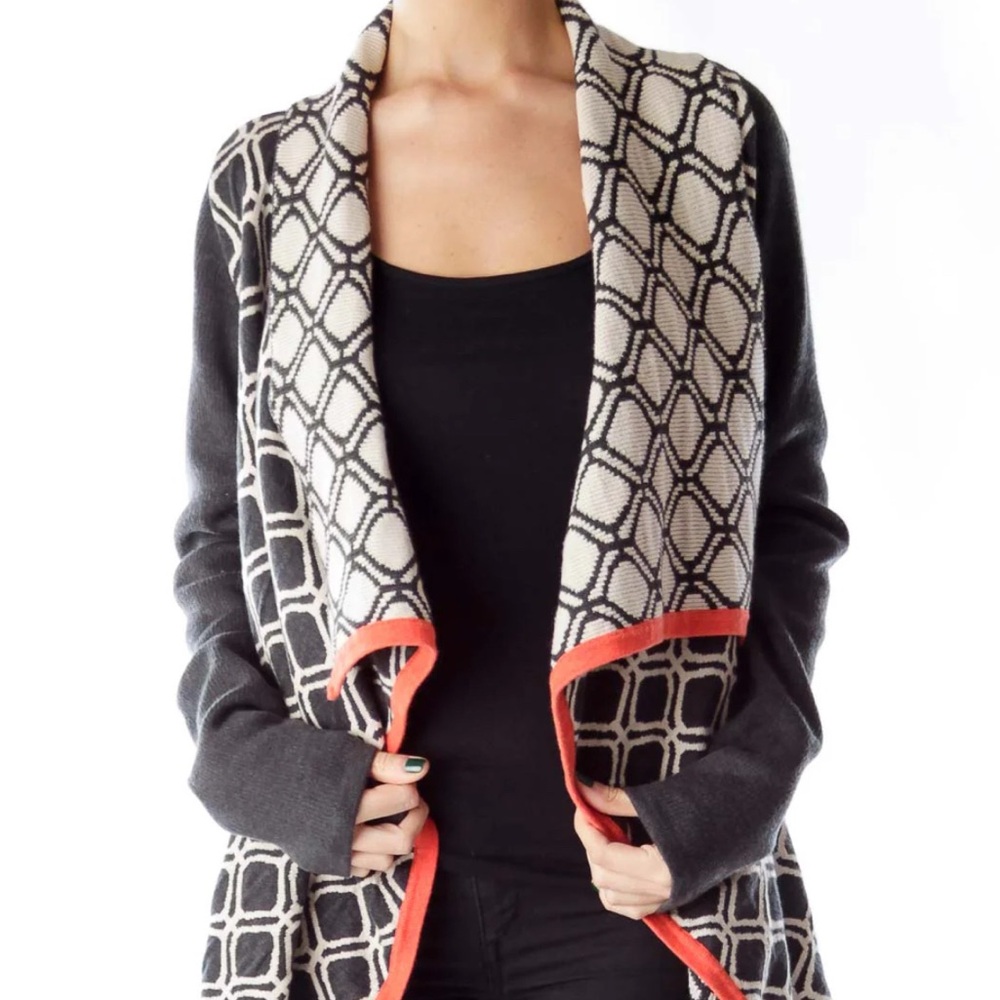 41 Hawthorn Geometric Cardigan Size M